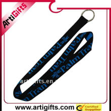Jacquard lanyard string with plastic buckle and metal hook